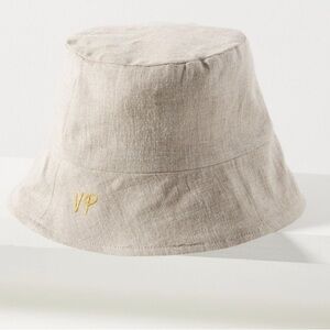 Anthropologie Van Palma linen bucket hat one size